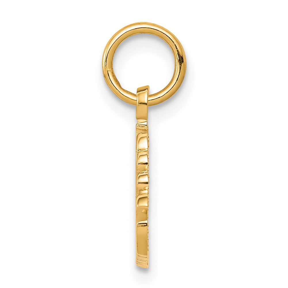 10K Gelbgold Swimming Charm