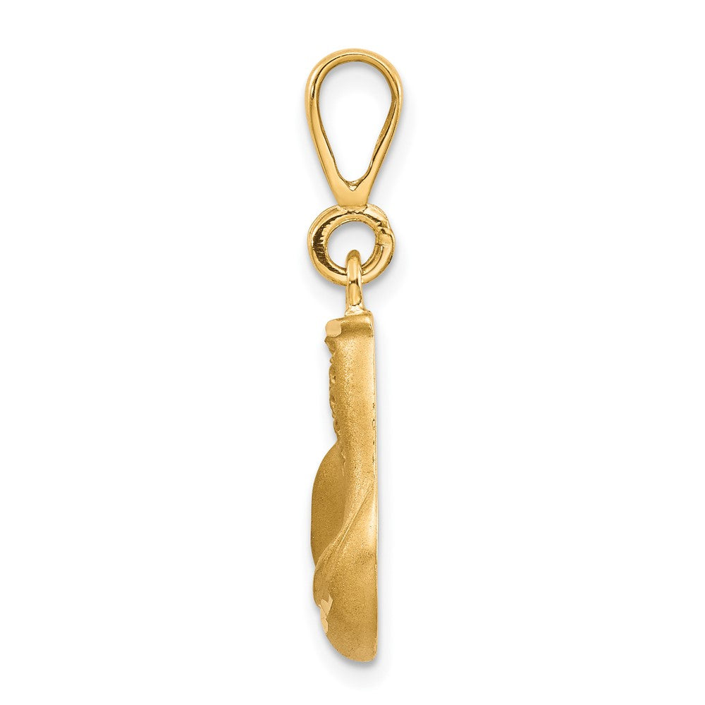 10K Gelbgold Boxhandschuh-Charm