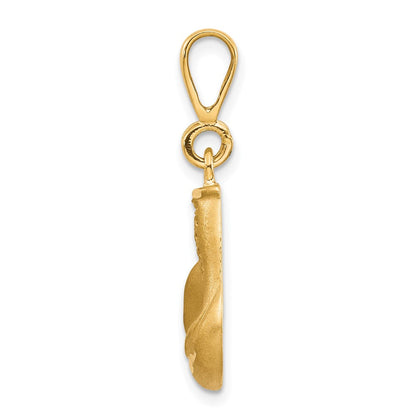 10K Gelbgold Boxhandschuh-Charm