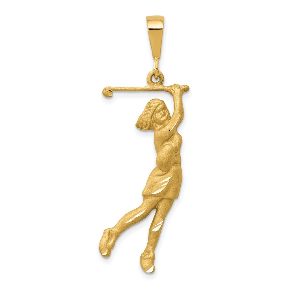 10 Karat Gelbgold Golfer-Charm