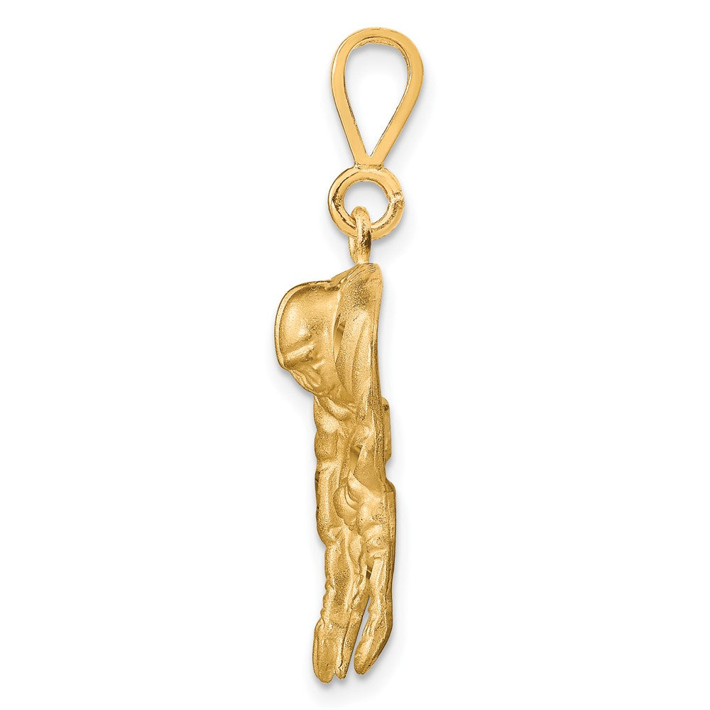 10 Karat Gelbgold Football-Charm