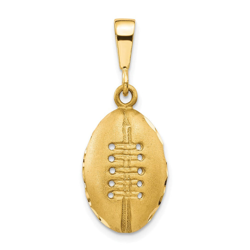 10K Gelbgold Football-Charm