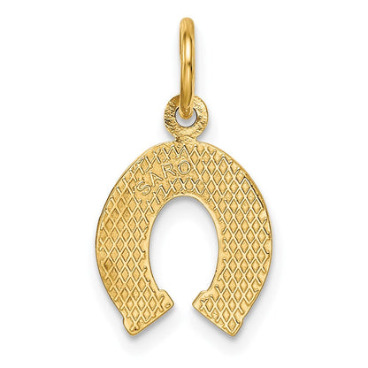 10K Gelbgold Hufeisen Charm