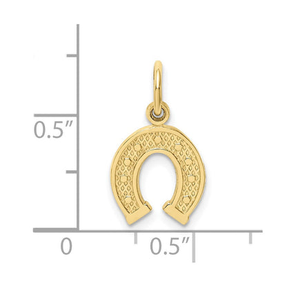 10K Gelbgold Hufeisen Charm