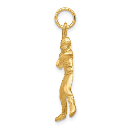 10K Gelbgold Baseball-Charm
