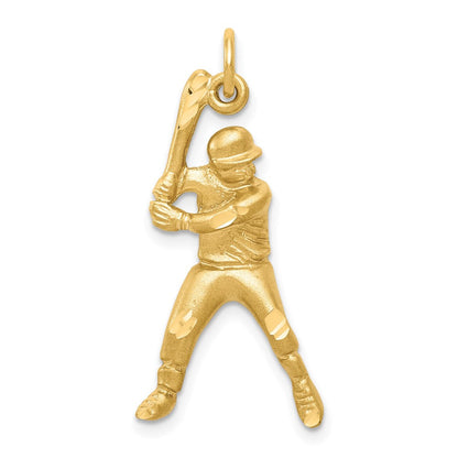 10K Gelbgold Baseball-Charm