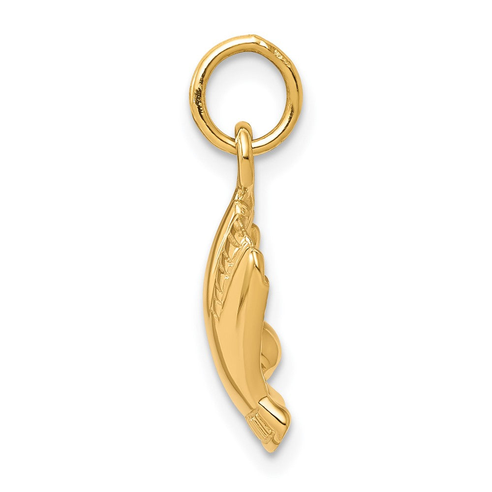 10K Gelbgold Baseball Charm