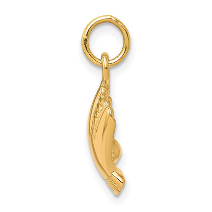10K Gelbgold Baseball Charm