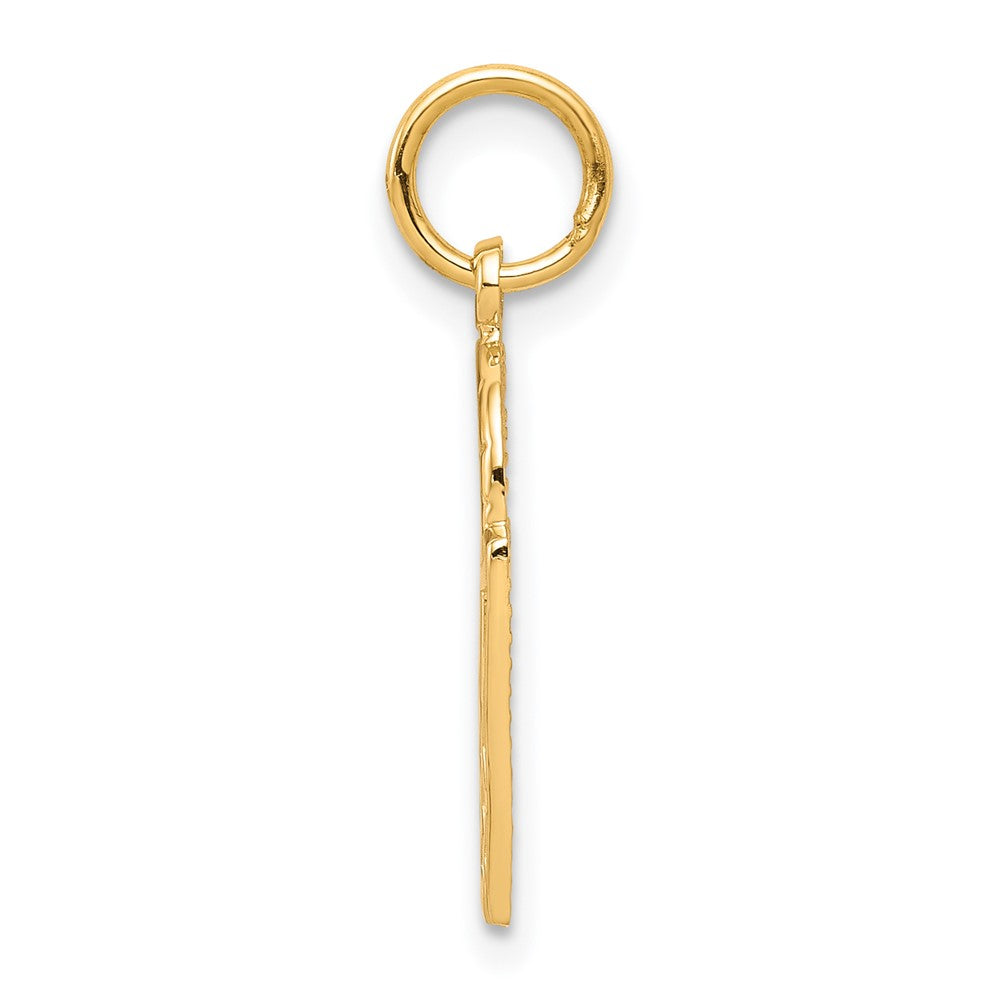 10K Gelbgold Basketball Charm