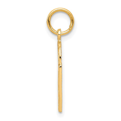 10K Gelbgold Basketball Charm