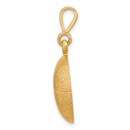 10k Gelbgold Basketball-Charm