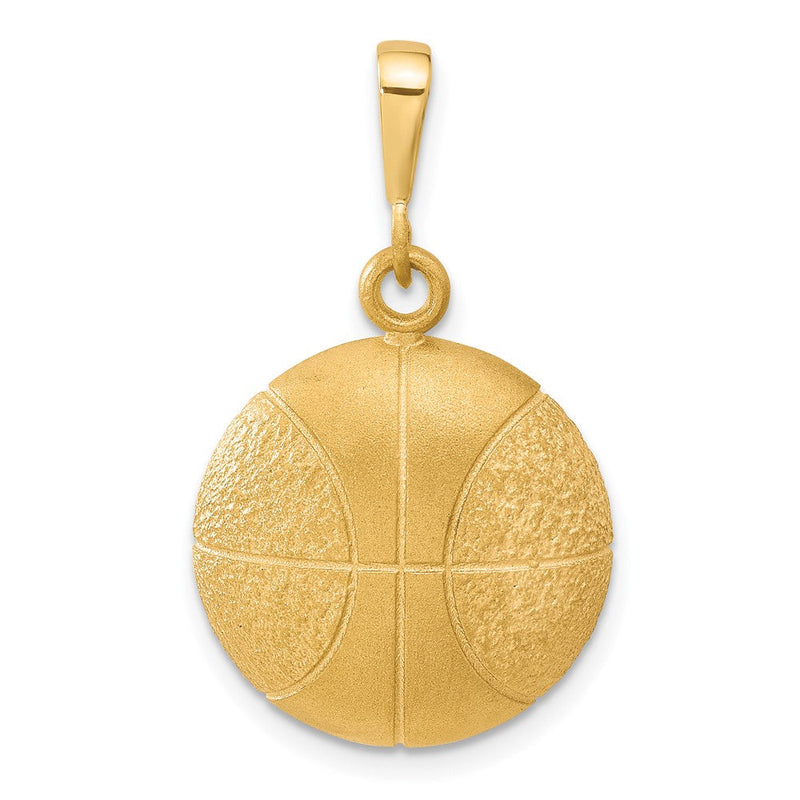 10k Gelbgold Basketball-Charm