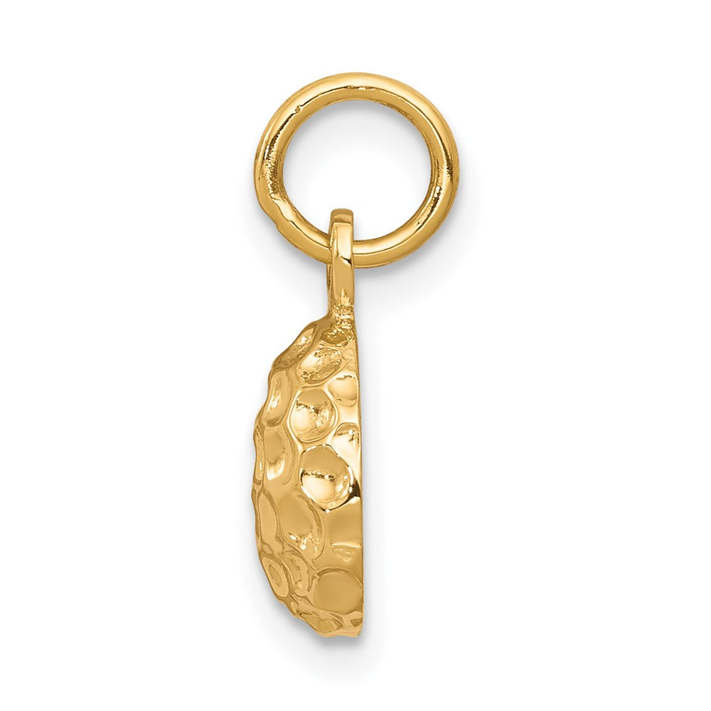 10K Gelbgold Golf Kugel Charm
