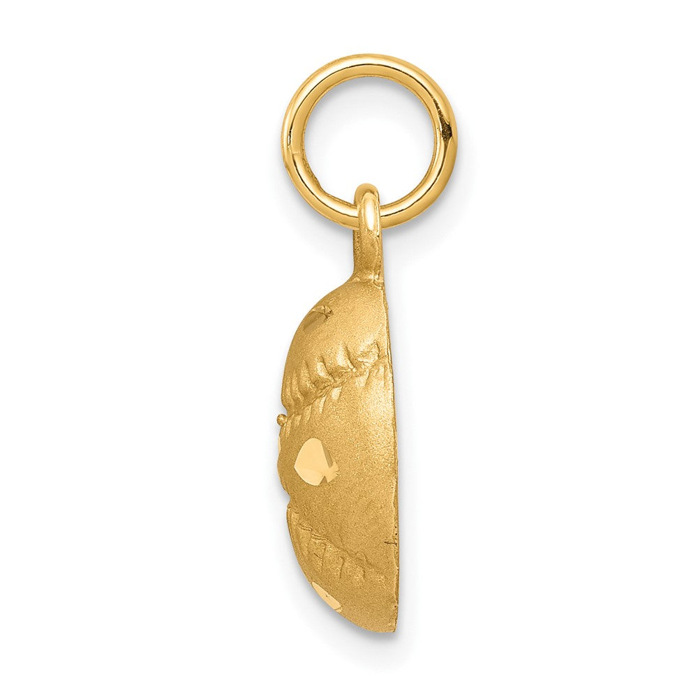 10K Gelbgold Baseball Charm