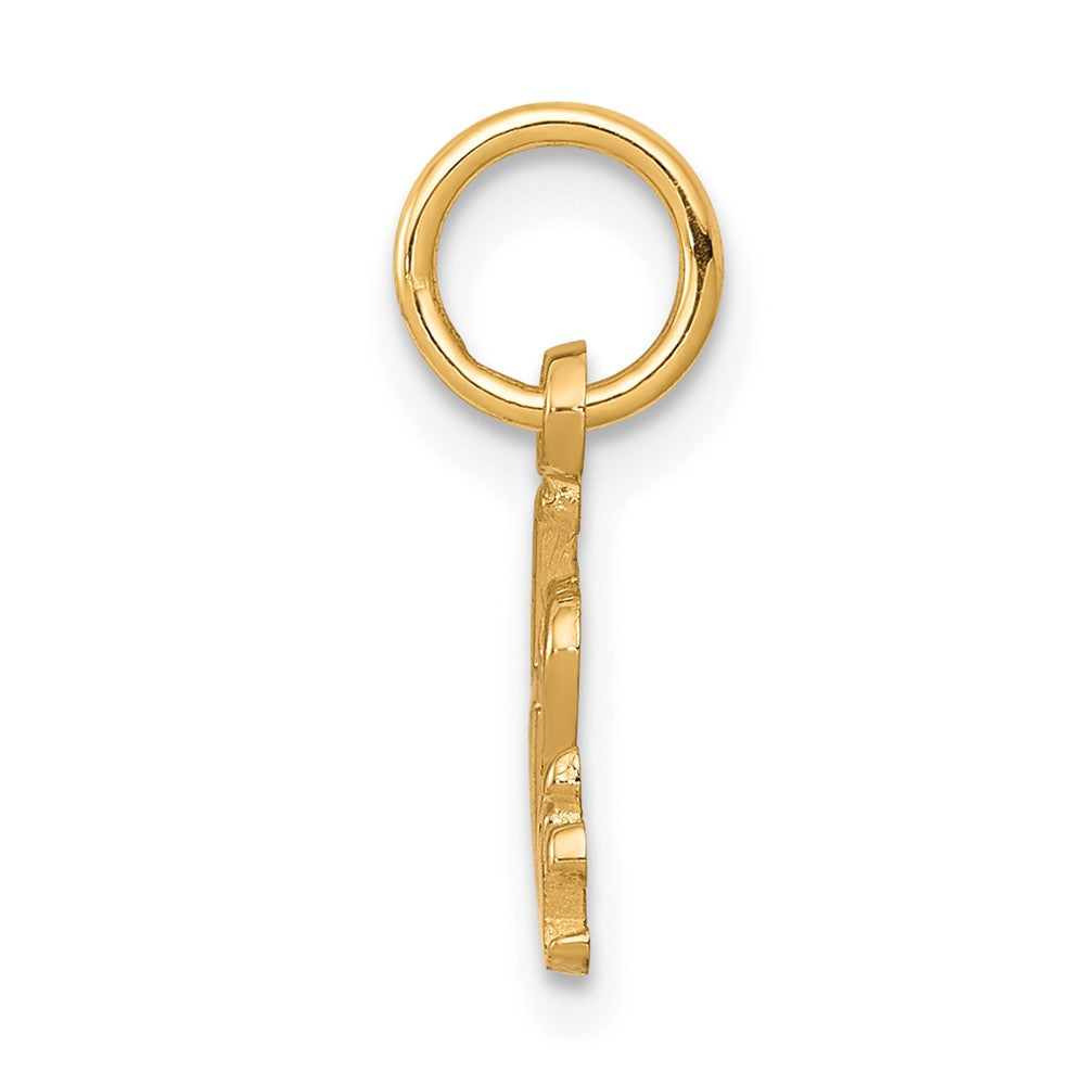 10K Gelbgold I Liebe Musik Charm
