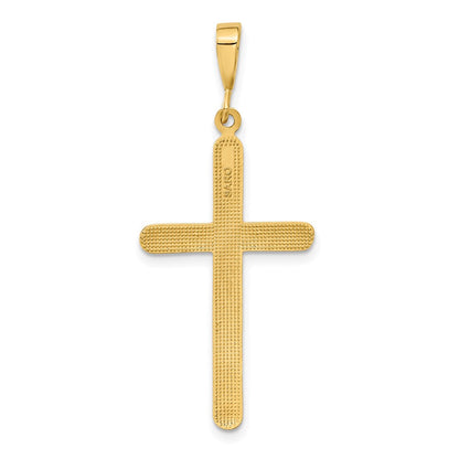 10K Gelbgold Kreuz Anhänger
