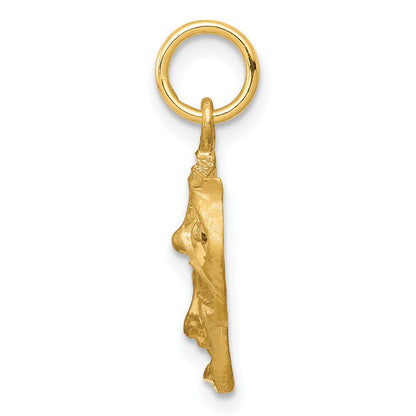 10K Gelbgold Comedy/tragedy Charm