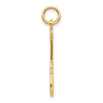 10K Gelbgold Gitarre Charm