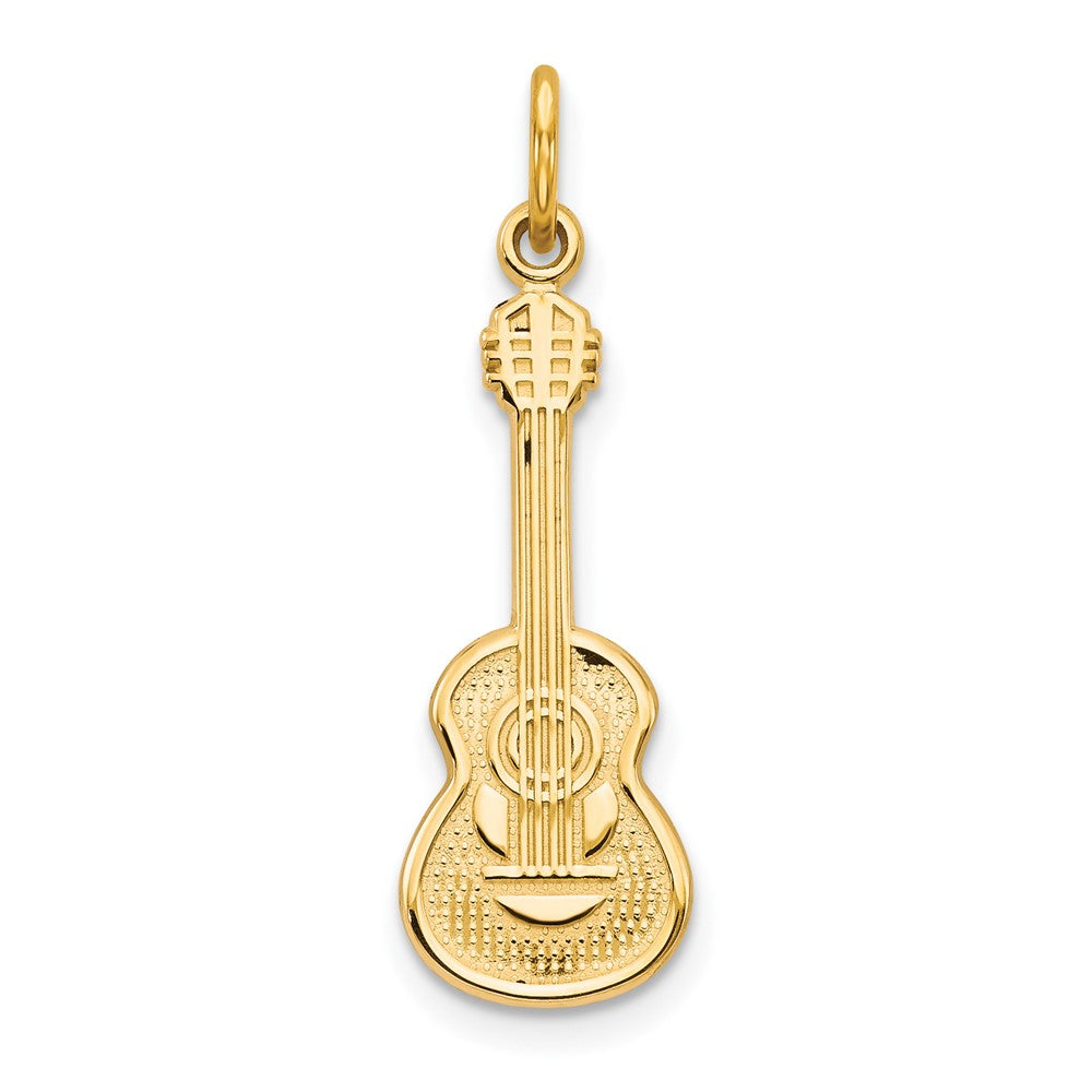 10K Gelbgold Gitarre Charm