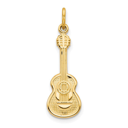 10K Gelbgold Gitarre Charm
