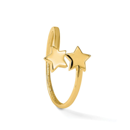 10K Gelbgold Stern Zehenring