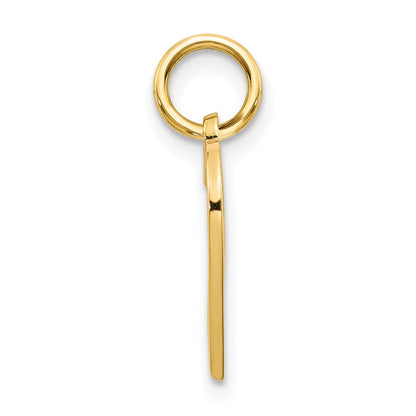 10K Gelbgold Herz Charm