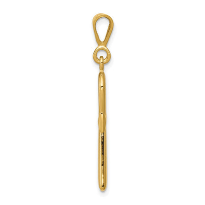 10K Gelbgold Egyptian Ankh Kreuz Anhänger