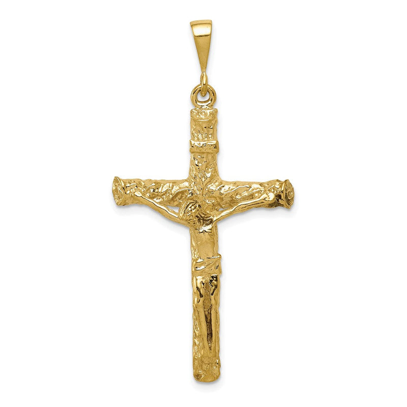 Kruzifix-Charm aus 10K Gelbgold