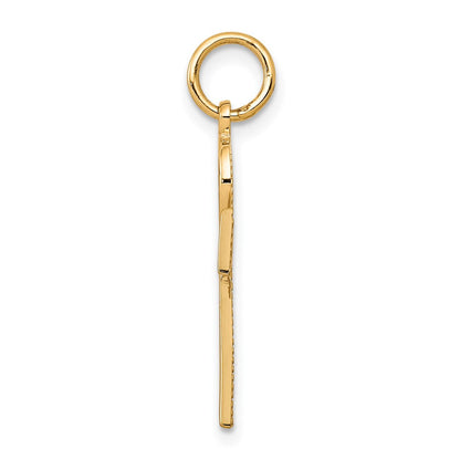 10K Gelbgold Ankh Kreuz Charm