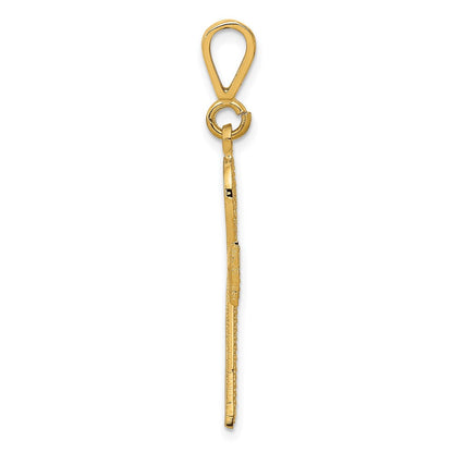 10K Gelbgold Ankh Kreuz Charm
