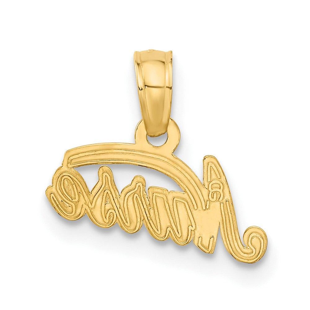 10K Gelbgold 10K Krankenschwester Anhänger