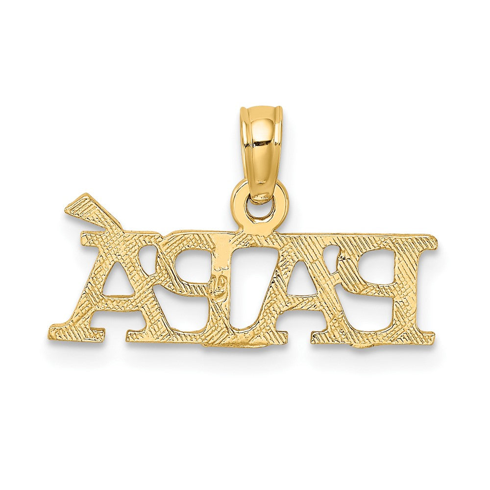 10K Gelbgold Papa Charm