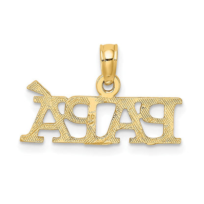 10K Gelbgold Papa Charm