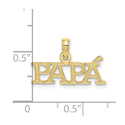 10K Gelbgold Papa Charm