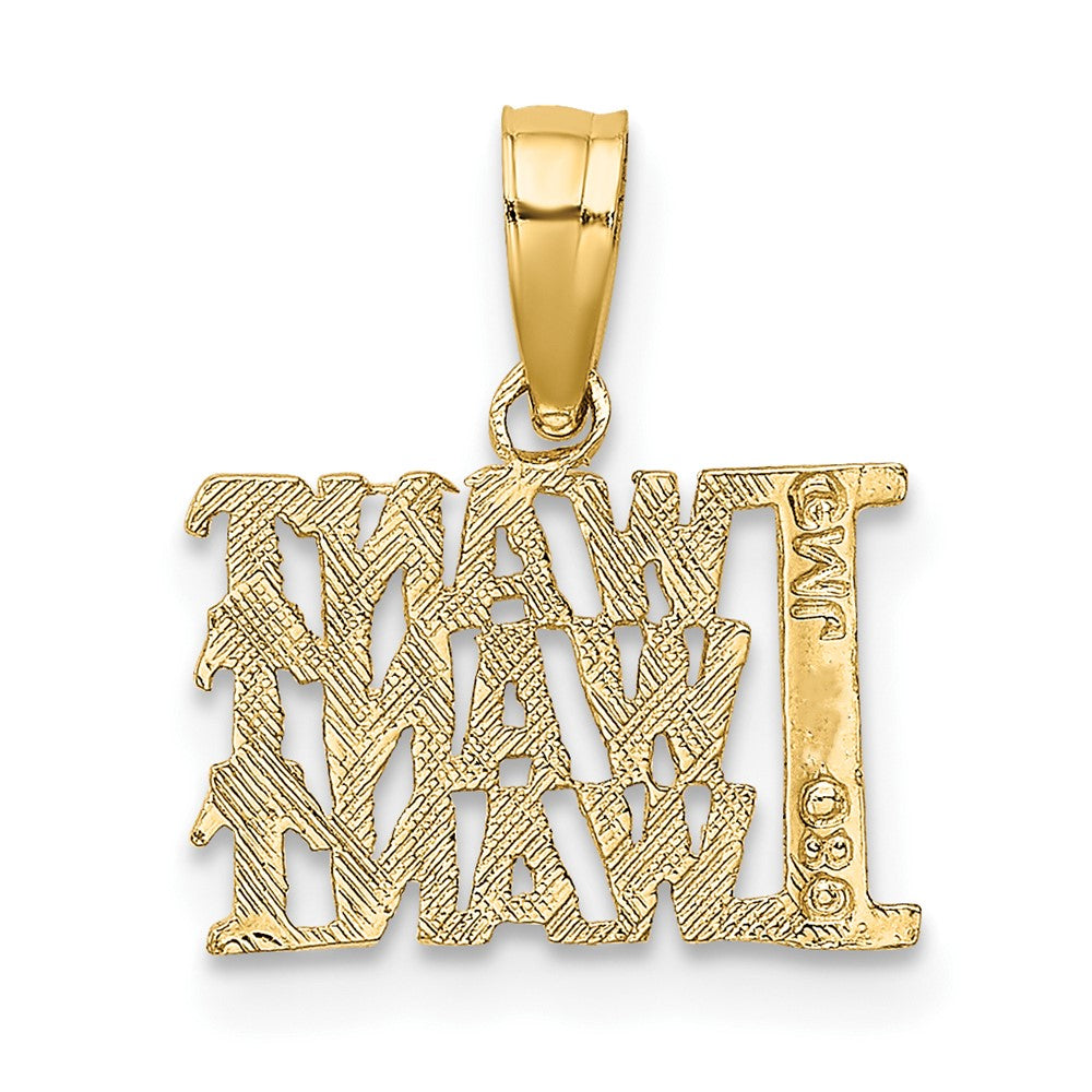 10K Gelbgold 10K I Want Charm