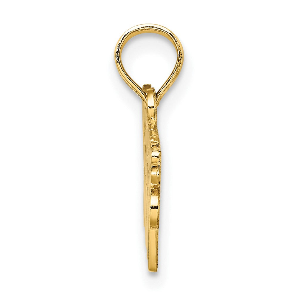 10K Gelbgold Police Officer Mama Charm