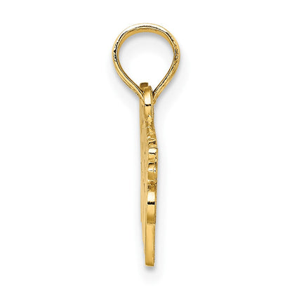 10K Gelbgold Police Officer Mama Charm