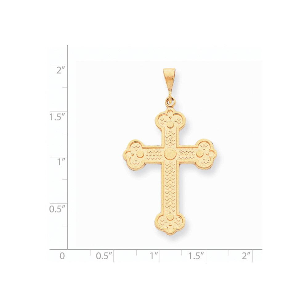10K Gelbgold Kreuz-Charm