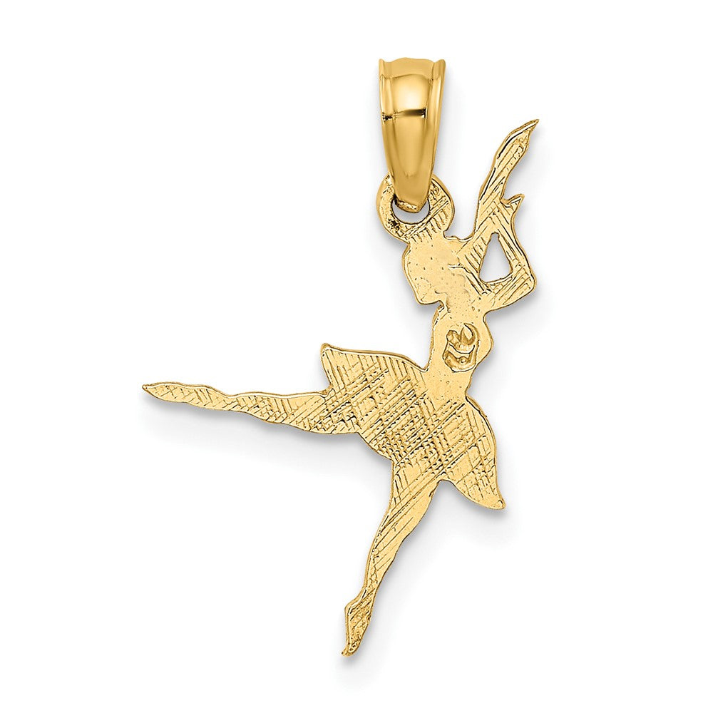 10K Gelbgold 10K Ballerina Anhänger