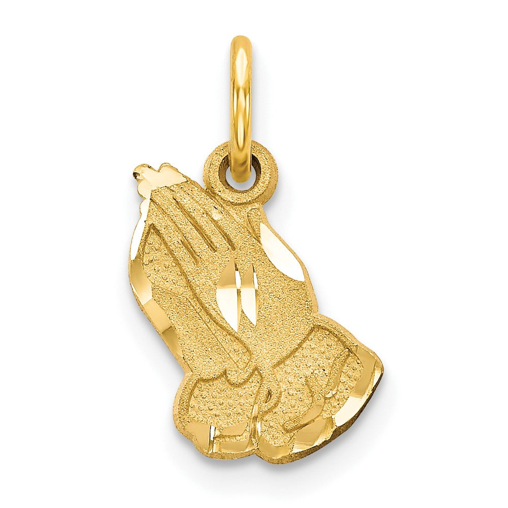 10K Gelbgold Betend Hands Charm
