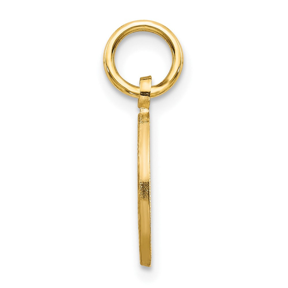 10K Gelbgold Stern Of David Charm