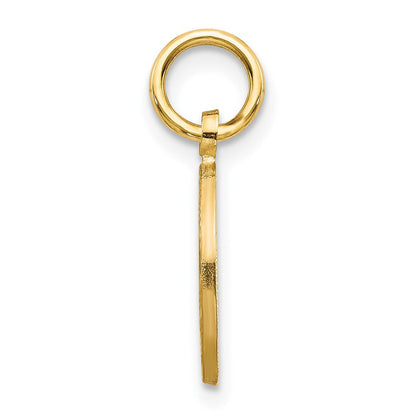 10K Gelbgold Stern Of David Charm