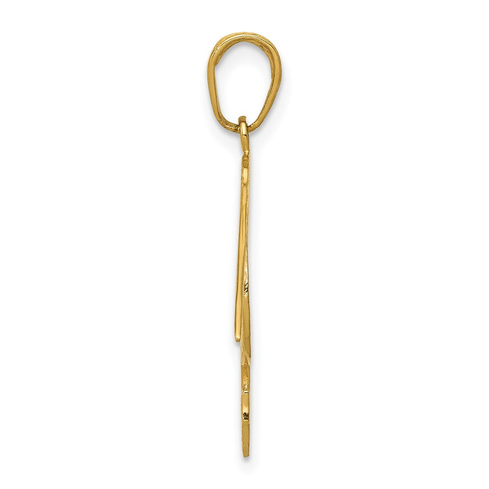 10K Gelbgold Pelican Anhänger