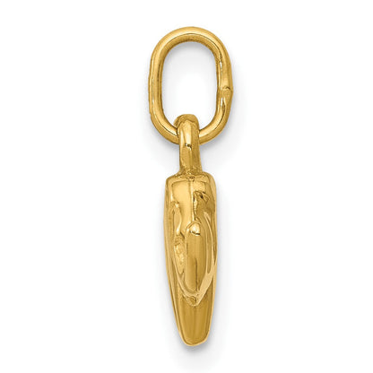 10K Gelbgold Elefant Charm