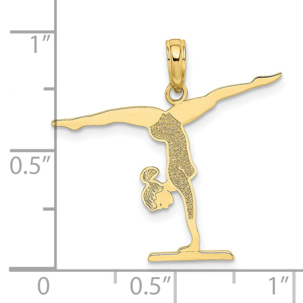 10K Gelbgold 10K Gymnastics Floor Anhänger