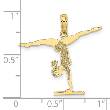 10K Gelbgold 10K Gymnastics Floor Anhänger