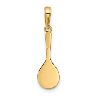 10K Gelbgold Tennis Schläger und Kugel Charm
