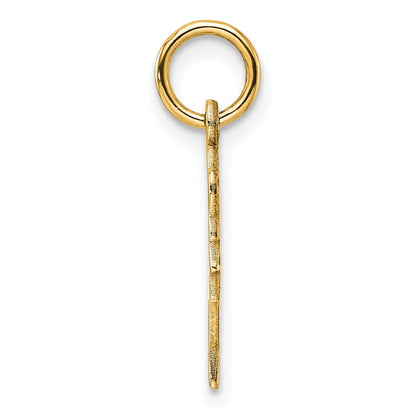 10K Gelbgold Massiv Bust Of Nefertiti Charm