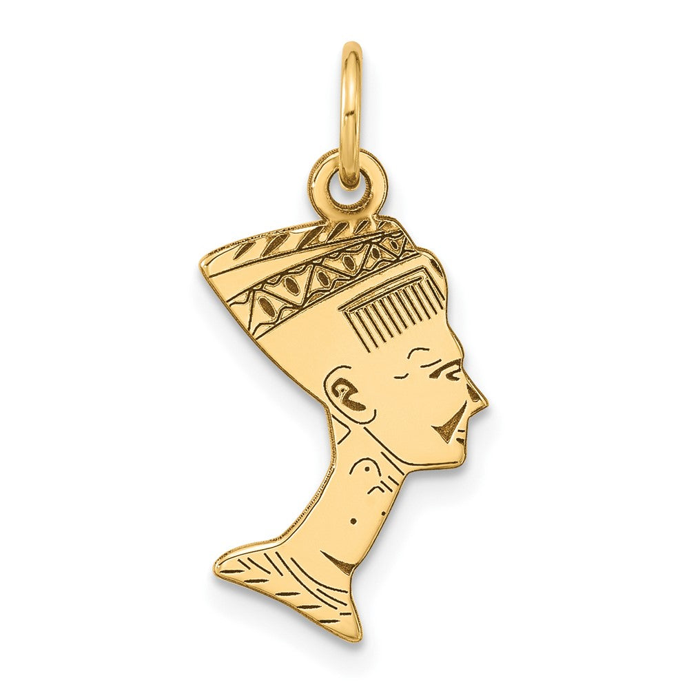 10K Gelbgold Nefertiti Anhänger