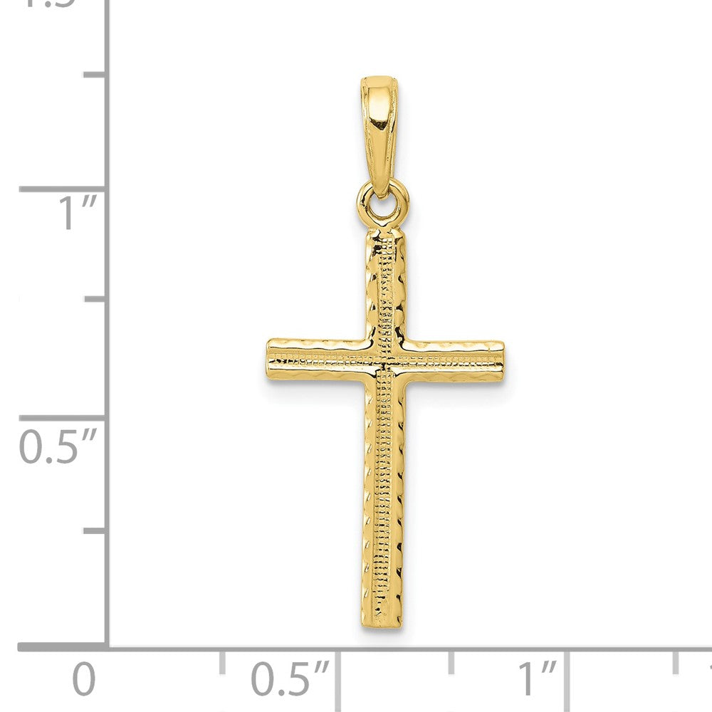 10K Gelbgold 10K Lateinisch Kreuz Anhänger